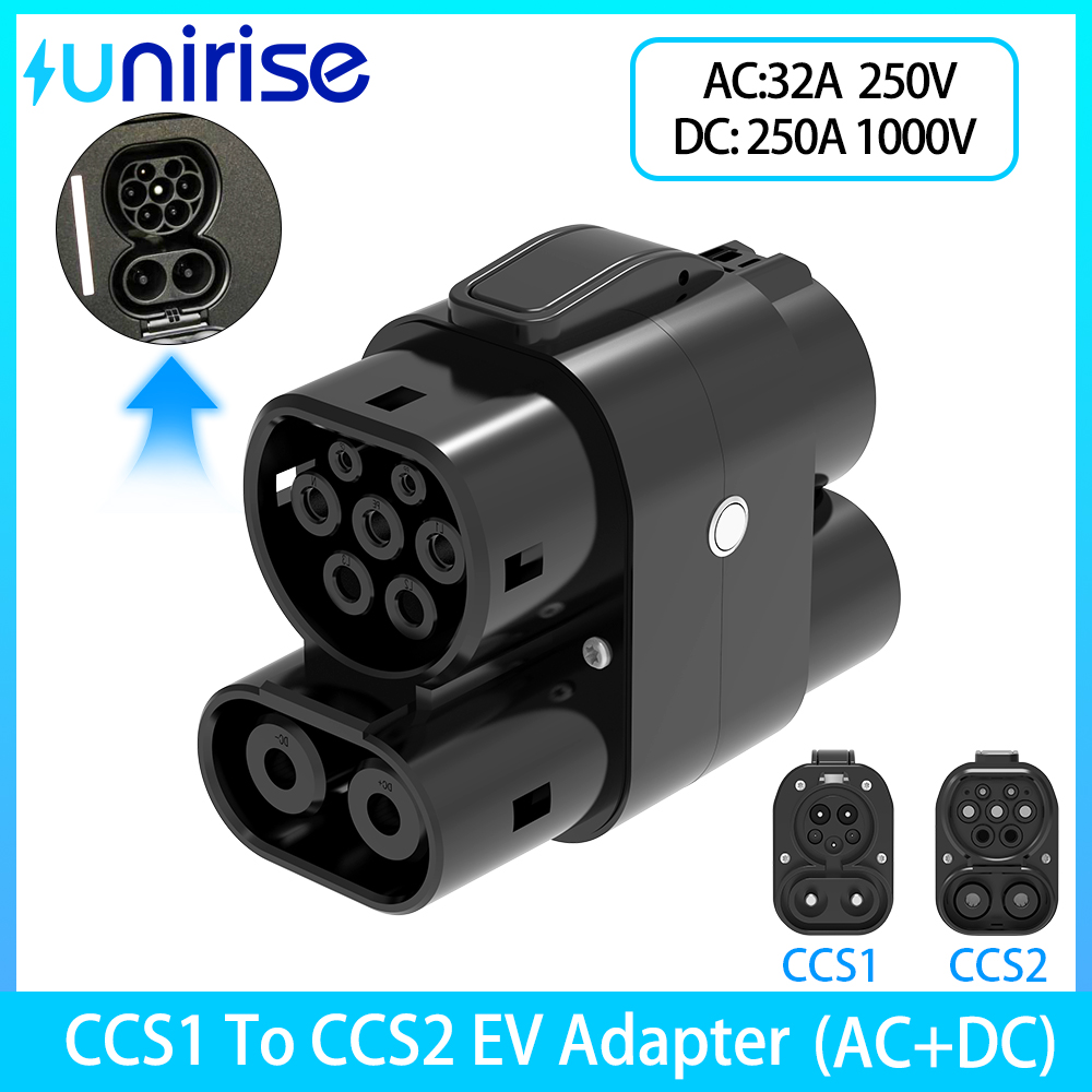 Ccs2 To Ccs1 Fast Charge Adapter 250Kw - CCS1 naar CCS2 EV-adapter AC+DC Snelle