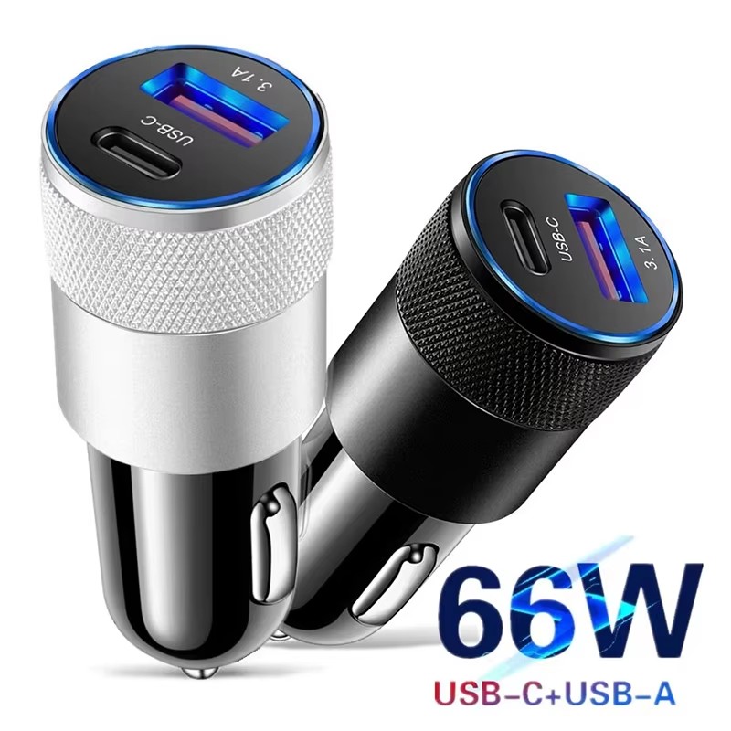 66W USB-autolader, type C, voo - Fast Ev Charger recensie en prijs
